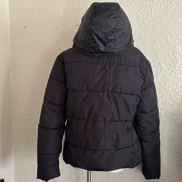 Zyia Active Black Puffer Winter Coat Jacket Parka Detachable Hood NWT XXXL - Picture 5 of 9